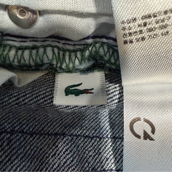 Lacoste Women’s Blue Denim Slim Fit Straight Leg Jeans 5-Pocket Cotton Blend - Picture 14 of 14